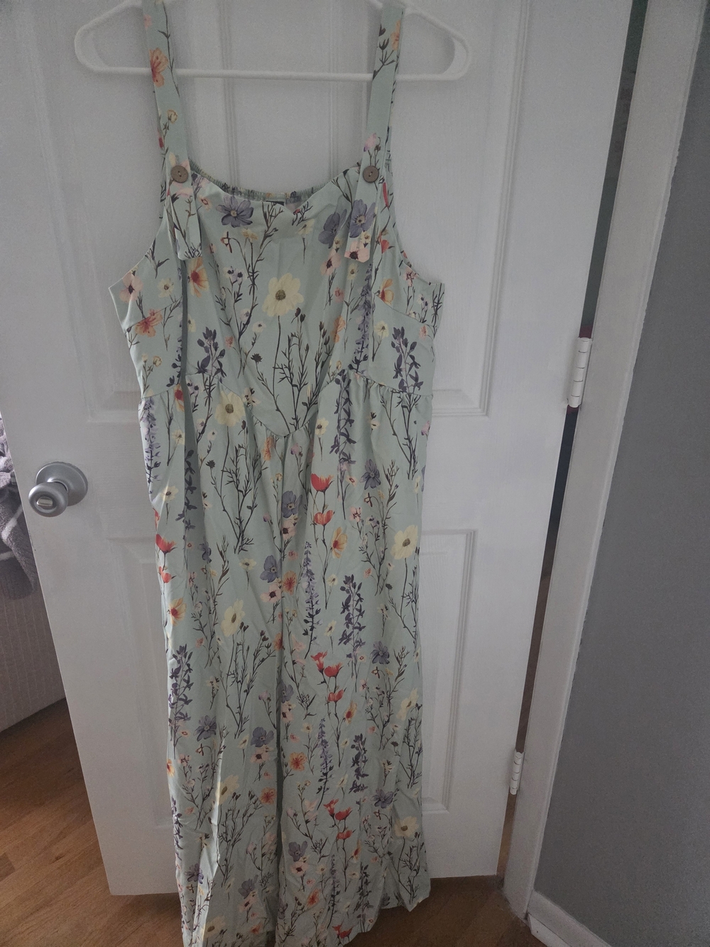 Floral Sundress in Pale Mint